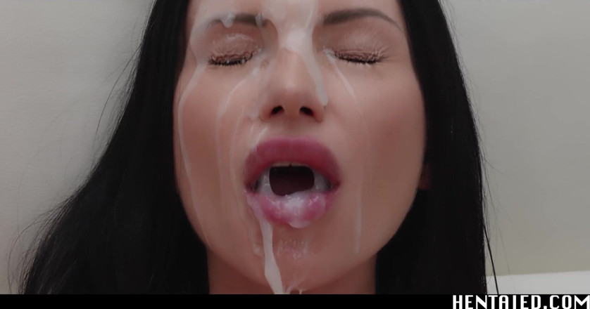 Hentaied: Real Life Hentai - Sasha Rose has fun with huge black...