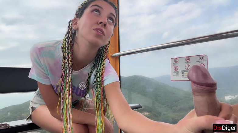 Dis Diger: Otdoor dick esibizionismo sulla ruota panoramica - ragazza sconosciuta mi aiuta...