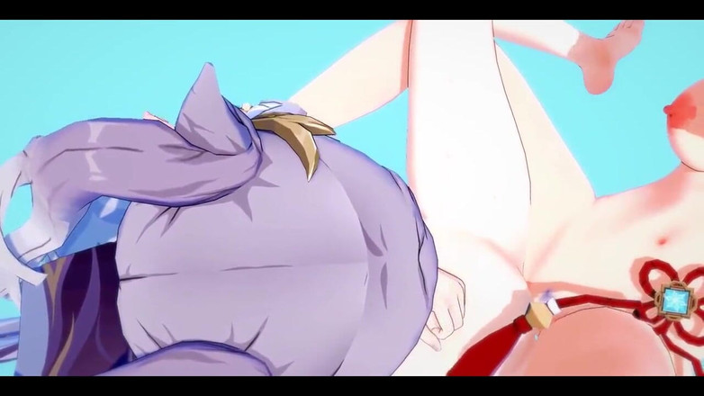 HentaiTubes: Genshin Impact Hentai Yuri - Ganyu e Kequing - sexo lésbico - japonês...