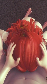 Kızıl saçlı ariella oral seks sakso ve boşalma - seksi anime kız balın içinde yarak emiyor seç 2 3d animasyon hentai