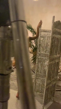 Monika Fox Mexican heat photoshoot backstage