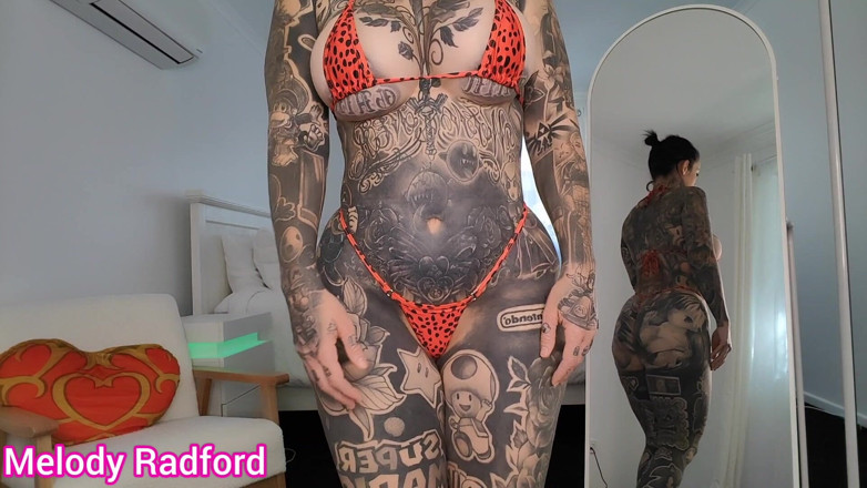 Melody Radford: Průhledné mikro bikiny try on Haul