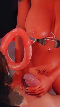 Lara och spegeln från Shamhain Ett speciellt Halloween-spel Parodi Hentai Ep.3 Anal Sex Futanari På Sängen!