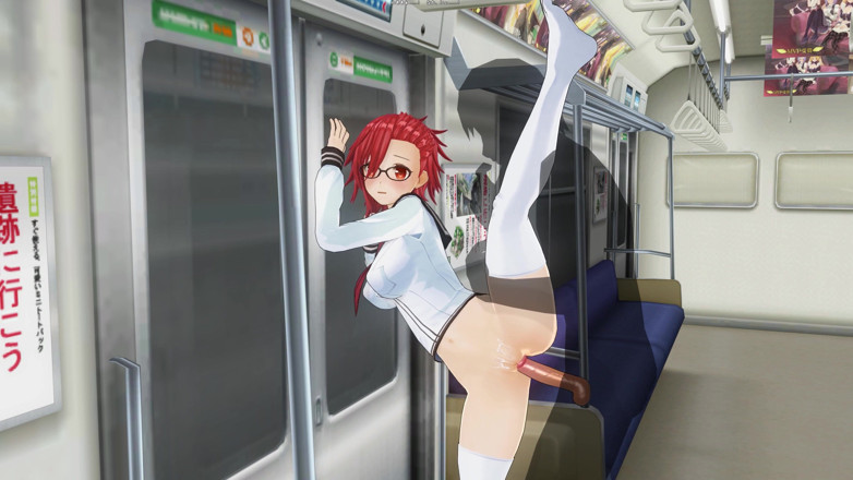 H3DC: 3D HENTAI College girl fucked against the wall in the...