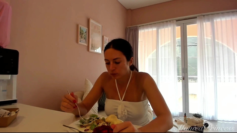 Princess Monica: Giantess Mistress Humiliates and Crushes Her Tiny Slave POV