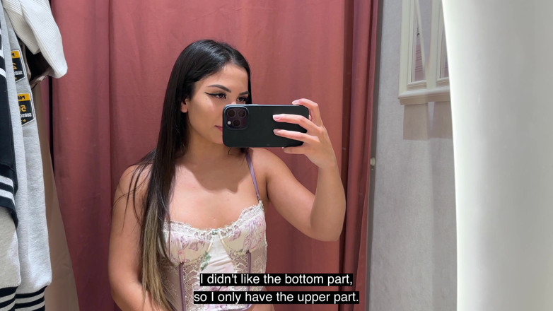 Itsxlilix: Try on Haul in a Public Fitting Room but I...