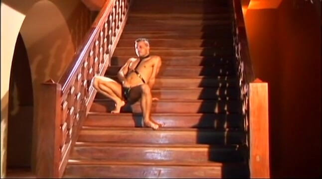 Hot Latinos dudes not gay but curious: Straight Latino fucking raw in fetish leather