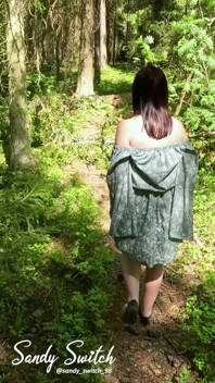 Flashing Big Tits Outdoor