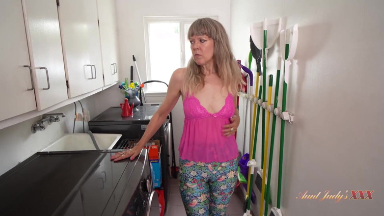Aunt Judy's XXX: AuntJudysXXX - Laundry Day with your 53yo Stepaunt Jamie (POV)