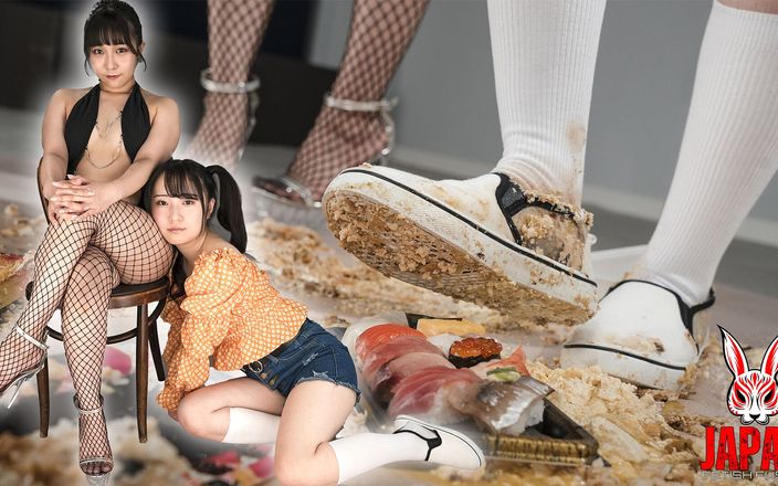 Japan Fetish Fusion: स्वादिष्ट विनाश: Sora mikumo और suzune kiritani के साथ फूड क्रश फंतासी