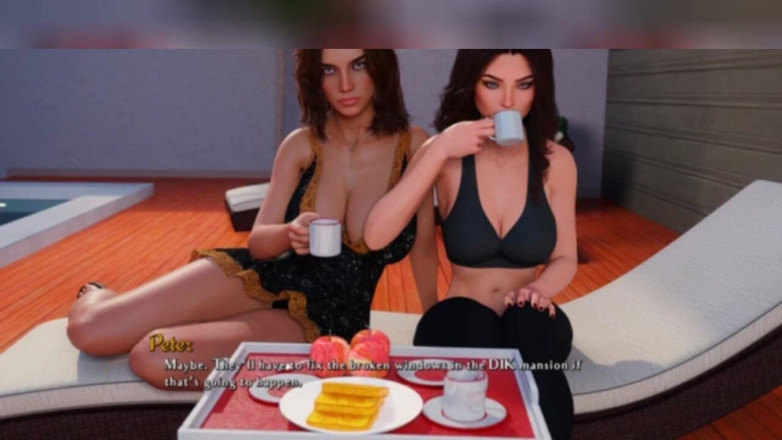 3DXXXTEEN2 Cartoon: Taking It slow with Bella and Jill. 3D porn cartoon sex