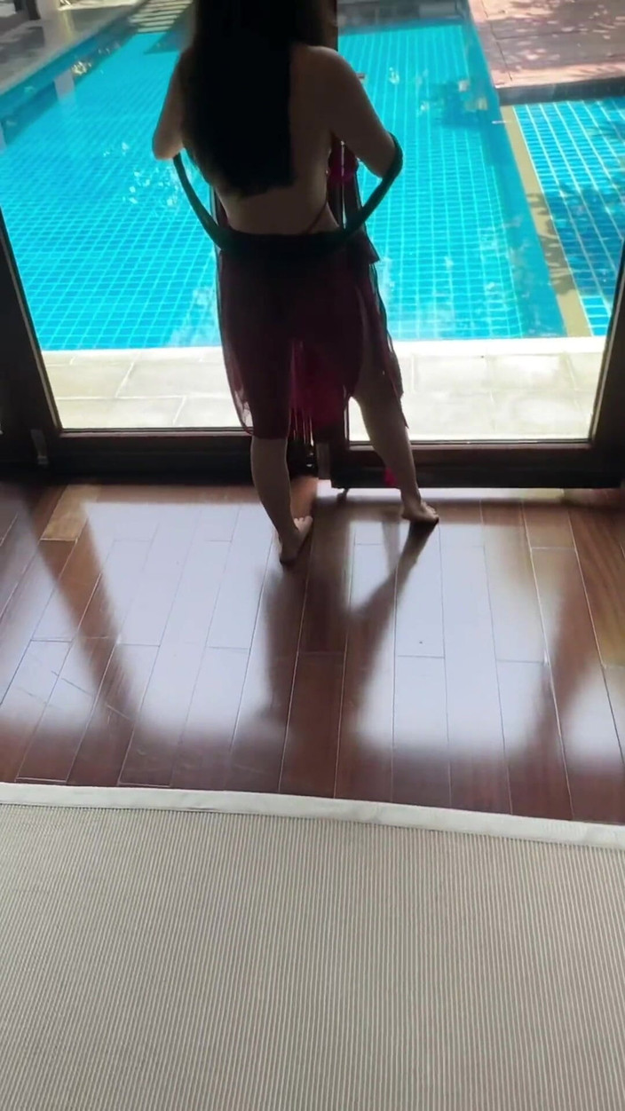 Lulu Wild: Lulu Wild- Asiatisk JAV skådespelerska creampied i paradiset