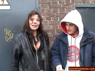 Dutch Fantasies: Brunette milf gets her wet pussy fucked and fingered