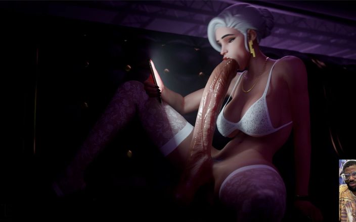 L6RD7BLU3 FUTA: Ashe succhia il suo grosso cazzo futa, Lanterna Gialla si...