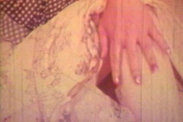Lovers Of Vintage: Vintage Red-tinted Lesbian Classic with Retro Bedroom Lovers