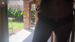 Sparowdox: Jerking off While My Stepmom Fucks Her Pussy Against the...