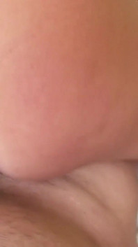 Horny blonde with small tits and petite body takes a good cock in her mouth and warm wet pussy