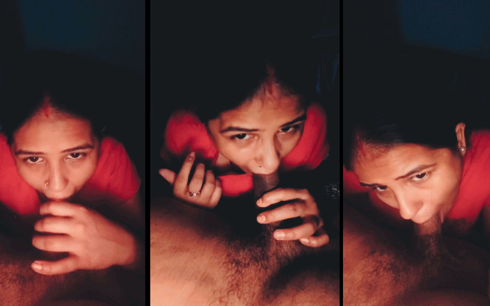 Hot Sis: Gesichtsbesamung beim lutschen von großem schwanz mit vollem sperma im...