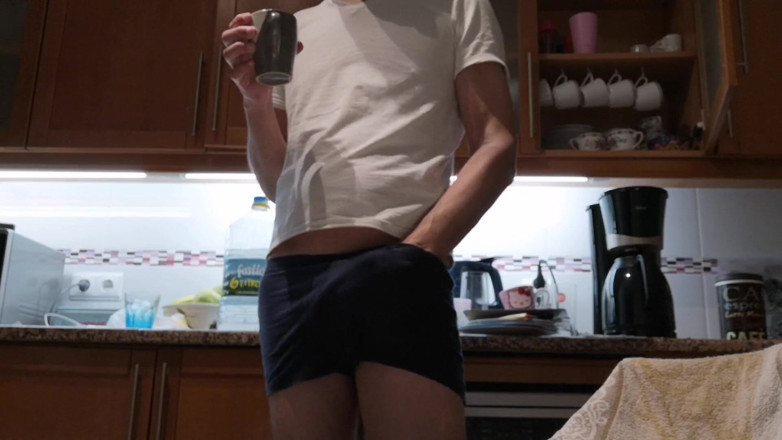 Rafael Torreano: Morning Routine: Pissing, Stripping and Jerking off