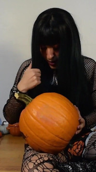 Goth Transgirl Silene nacpe dýni