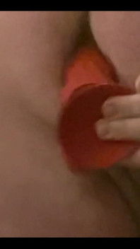 Watch My Fuck My Ass with My Favourite Red Dildo