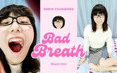 La boca de Karin amateur en primer plano: fetiches de boca y aliento con domme con gafas
