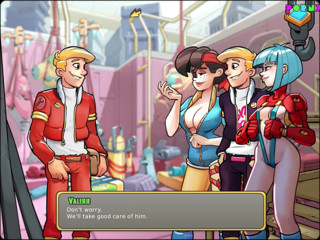 Porny Games: Space Rescue 0.7.5 - Dwa kutasy tylko dla jednej laski