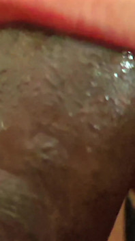 Black Man Playing the Try Not Cum Challenge with His Wife Sucking on His Cock and Ended up Cumming Hard Inside Her Mouth