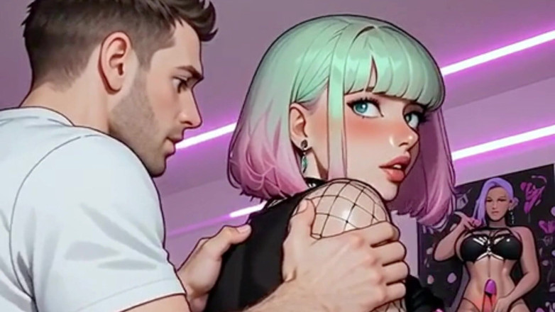 Real story futanari JOI: Ladyboy Getting a Dick in Her Round Little Ass.! Anime...