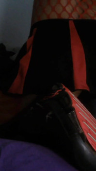 Black Red Cheerleader Outfit, BBC to Ride to Orgasm