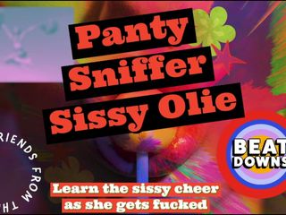 Camp Sissy Boi: Panty Sniffer Sissy Olie Learns a Cheer to Use When...