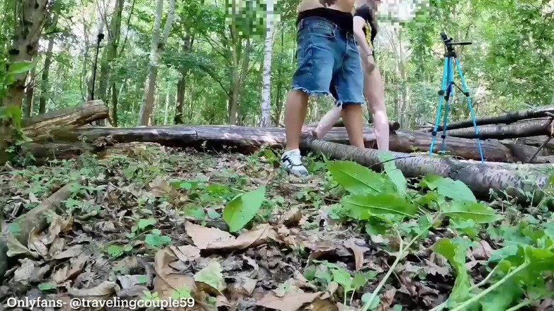 Dream Justin: 18-letnia gorąca laska uprawia seks na świeżym powietrzu