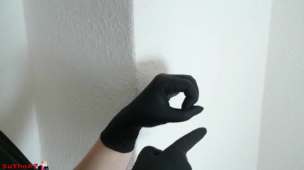 Sutho69: Stimulating you with my wet black gloves