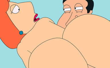 Hentai ZZZ: Rodinný chlap Lois Griffin anál na koni Na Koni