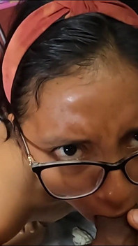 Latin Bitch Milking Boss Cock