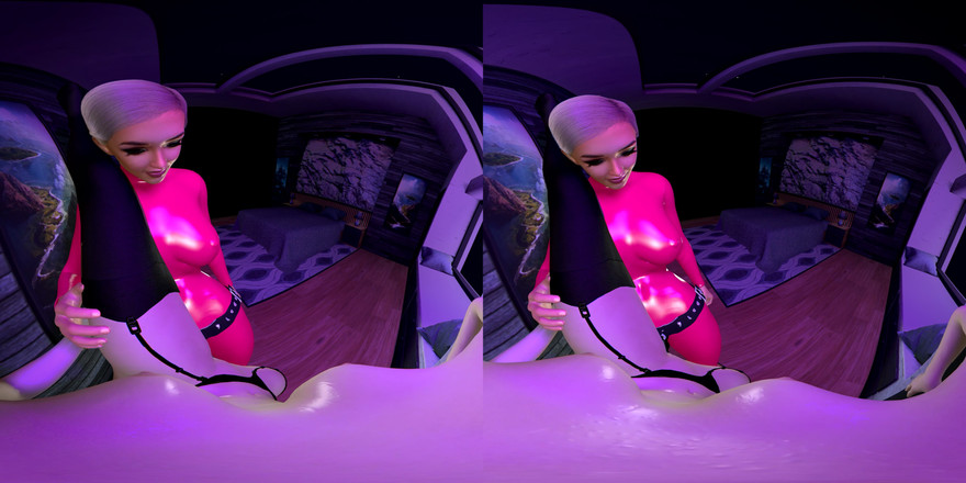 SwitchViewVR: Dewi lateks membawa awak dalam tiga posisi - pov wanita