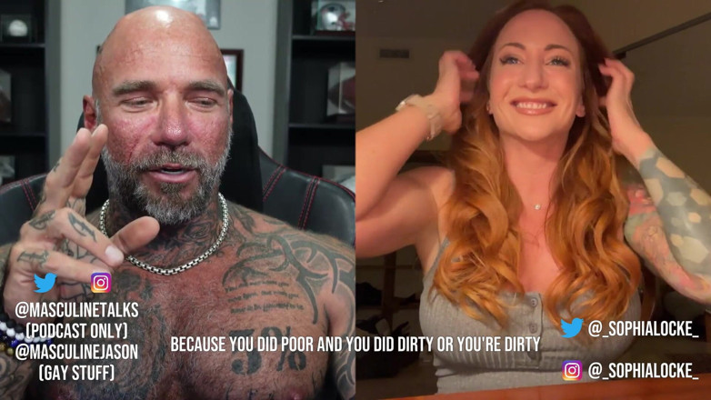 Raw and Uncensored with Masculine Jason: Porno yıldızı itirafları - Sophia Locke bölüm 60