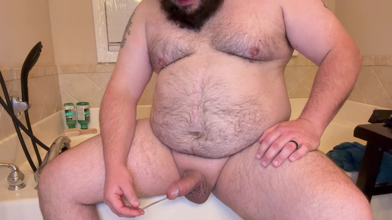 Chubby Freak: Un mec pulpeux percé s’sonne avec 3 mm - 4 mm et 5 mm -...