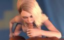 The Scenes: Prsatá blondýnka kouří ve virtuální realitě