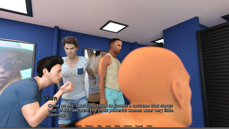 XXX Games Bunk: Laura Lustful Secret - Gameplay -roleplay - Carnival Dance and Striptease to Stepson's...