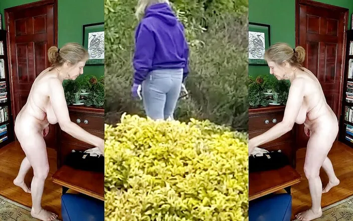 MarieRocks: Sexy a Nahá kolem domu ve věku 67 let