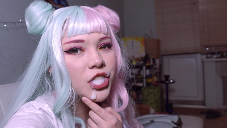 Furiyssh: 可爱的漫画爱好者让自己被操并被颜射