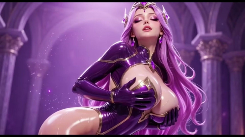 Ianimedia: Seraphine League of Legends Nude Solo Hentai Big Tits Ass...
