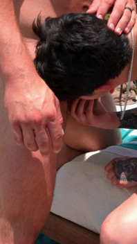 Heath Goes to Deliver Food for Jay Only to Find Him Naked and Sun Bathing. if Only Jay Can Find a Way to Tip;)
