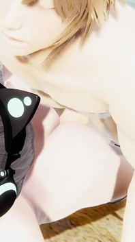 Femboy Yaoi - Shin The Catboy Dikongkek Dalam Beach.mp4