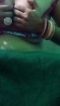 Indian Gay Crossdresser in Pink Saree Pressing and Milking His Boobs so Hard and Enjoying the Hardcore Sex