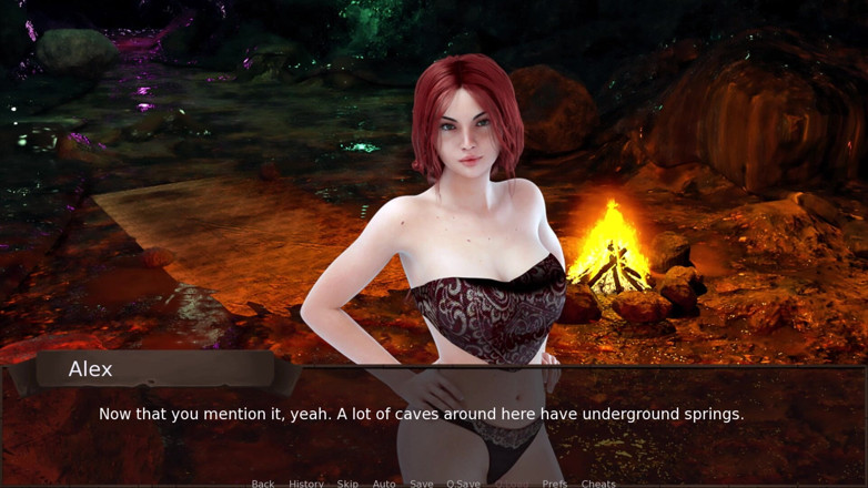 3D Cartoon Porn: Love Season 9: Alex-nina Topless Cave Night