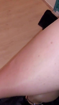 Reqouest Wearing Shiney Hose with Jerking Sound