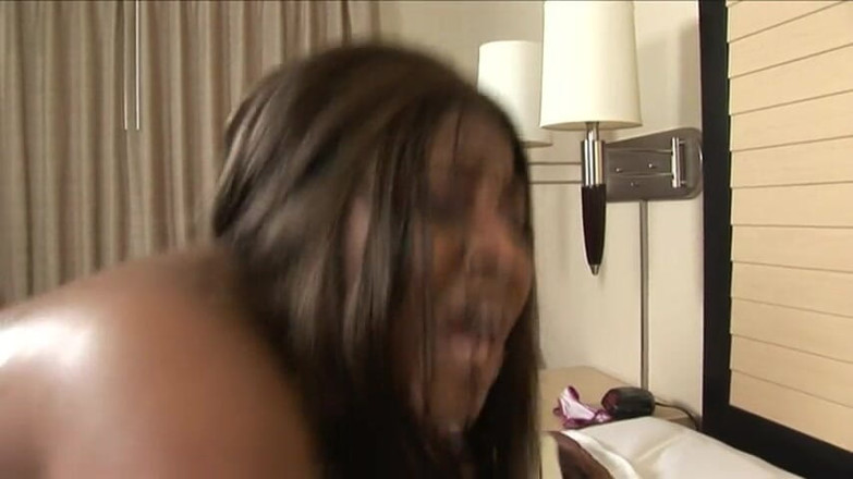 Radical Interracial: Hot big ass ebony gets fucked in her black twat...