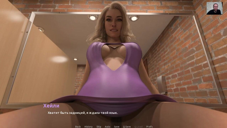 3DXXXTEEN2 Cartoon: Mädchen kommt vom orgasmus, als typ ihre muschi leckt und...